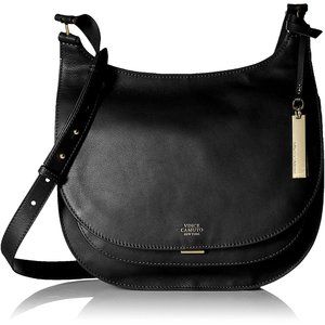 Vince Camuto Elyza Leather Saddle Bag